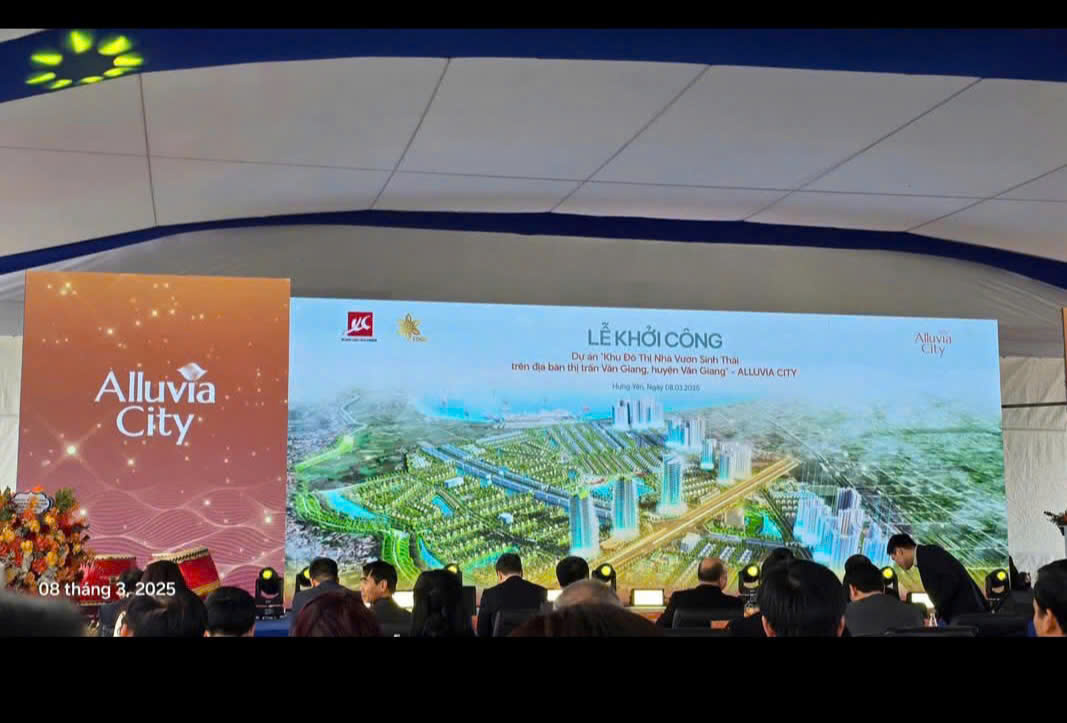 Khởi công dự án khu đô thị nhà vườn sinh Thái Alluvia City tại Văn Giang
