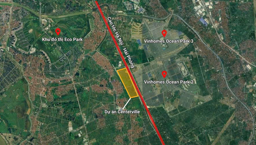 Vị trí và Tiềm năng Phát triển Dự án Centerville Văn Giang Hưng Yên